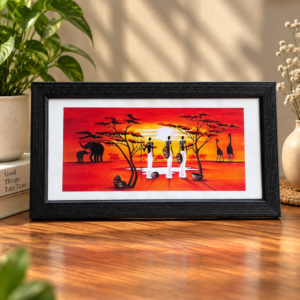 African Sunset Safari Decorative Photo Frame